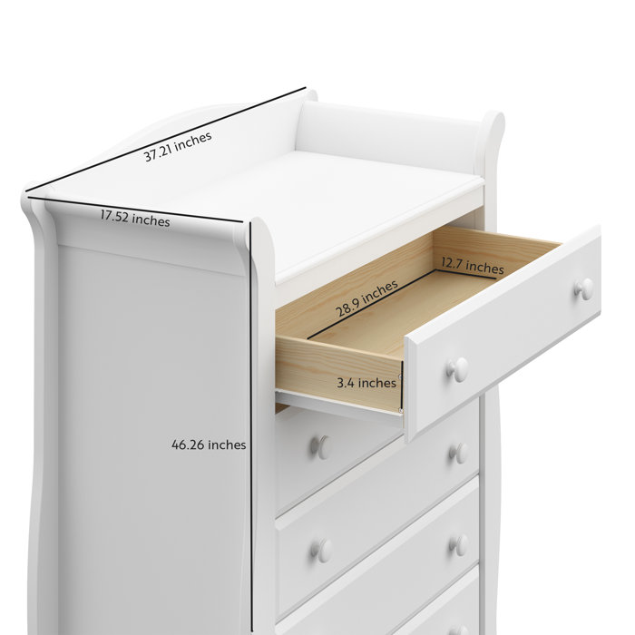 Storkcraft Avalon 5 Drawer Chest & Reviews Wayfair